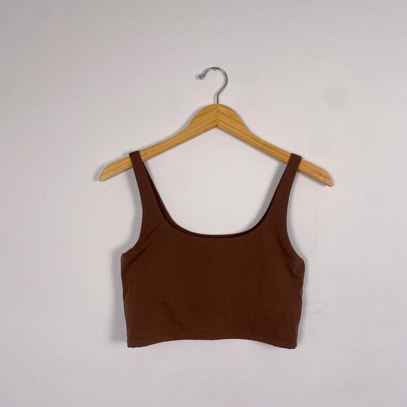 All Access Tempo Cropped Top in Cappuccino Small - Picture 3 of 5